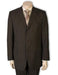 Groomsmen Suits Cheap Priced Men'S Dress Suit For Sale Jet Brown Pinstripe Light Weight 3 Or 4 Button Style On Sale