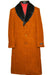 Men's Rust Rust Full Length Overcoat