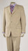 Medium Tan ~ Beige Super 140's Wool Three ~ 3 Buttons premier quality italian fabric Design