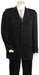 Men's Exclusive 3 Button Black Safari Military Style Zoot Suit