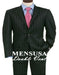 Double Vent Black Smoth Pinstripe 3 Buttons Men's Dress Business Premier Quality Italian Fabric Cheap Priced Business Suits Clearance Sale Super 140'S Wool