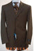 Groomsmen Suits Chocolate brown pinstripe 3 Button Cheap Priced Business Suits Clearance Sale 100% Touch Poly Rayon