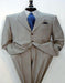 Expensive Full Canvas Quality 3 Buttons Super 150'S Wool & Marino Wool Solid Light Gray Premier Quality Italian Fabric Suit