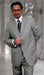 Gianni Gray Super 120's Cheap Priced Business Suits Clearance Sale Available in 2 or Three ~ 3 Buttons Style Regular Classic Cut