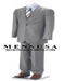 Double Vent Clowdy Light Gray Super 140'S Wool 3 Buttons Men'S Cheap Priced Business Suits Clearance Sale