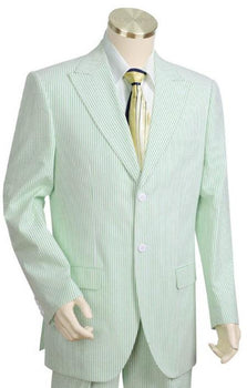 Men's 3 Buttons Suits For Men Style Comes in White lime mint