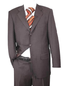 Three Buttons Style suit Dark Gray/Blue Super 150's  Rayon Viscose Italian Fabric Design (One Pleat)