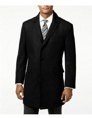 Three Quarters Length Men'S Dress Coat Black Wool Long Jacket Men'S Carcoat ~ Designer Men'S Wool Men'S Peacoat Sale