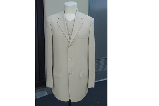3 Buttons 100% Wool Cheap Priced Business Suits Clearance Sale Pleated Pants Three Buttons Style High Vest