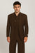 Tiglio Rosso Suit  - Classic Fit Athletic Cut 100% Wool Super 150s Italian Fabric Peak Lapel in Color Black