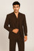 Tiglio Rosso Suit  - Classic Fit Athletic Cut 100% Wool Super 150s Italian Fabric Peak Lapel in Color Black
