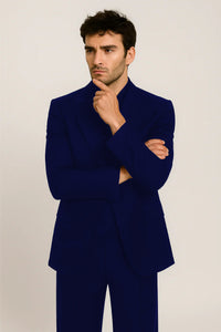 Tiglio Rosso Suit  - Classic Fit Athletic Cut 100% Wool Super 150s Italian Fabric Peak Lapel in Color Black