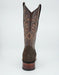 Los Altos Men's Nobuck Dark Tobacco Wide Square Toe Boot