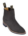 Tobacco Los Altos Boots Men's Charro Botin Short Ankle Nubuck Leather Boots