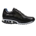 Belvedere Todd Ostrich Leg Sneaker – Black