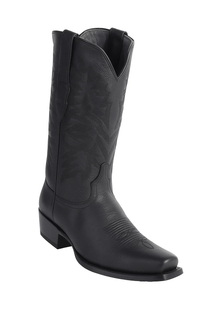 Men's Los Altos Boots Genuine Premium Leather 7 Toe Leather Lining Black Dress Cowboy Boot Cheap Priced For Sale Online Handcrafted