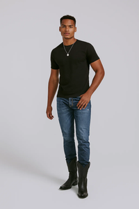 Men's Los Altos Boots Genuine Premium Leather 7 Toe Leather Lining Black Dress Cowboy Boot Cheap Priced For Sale Online Handcrafted