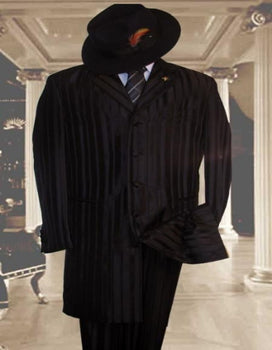 Tonal Shadow Pinstripe Tone On Tone Pattern Come In 3 Colors Suit + Fashion Tuxedo For Men