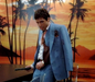 Tony Montana Suit Scarface Blue Suit - Vested Steel Blue Suit