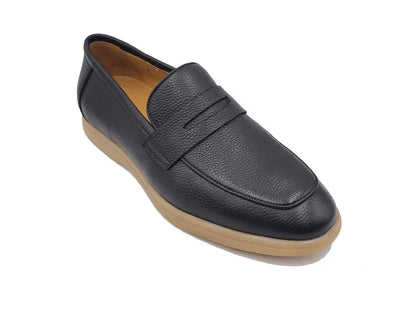 Carrucci Tumble Calfskin Penny Loafer