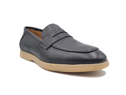 Carrucci Tumble Calfskin Penny Loafer