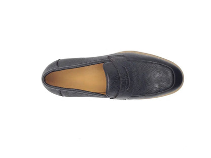 Carrucci Tumble Calfskin Penny Loafer