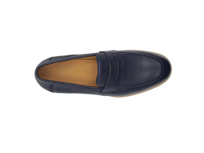 Carrucci Tumble Calfskin Penny Loafer