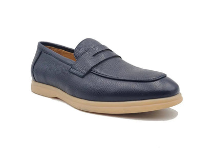 Carrucci Tumble Calfskin Penny Loafer