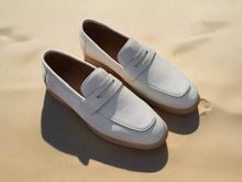 Carrucci Tumble Calfskin Penny Loafer