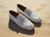 Carrucci Tumble Calfskin Penny Loafer