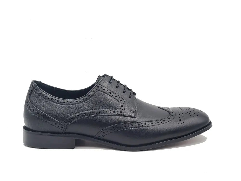 Carrucci Tumbled Leather Blucher style Oxford with Flex Sole