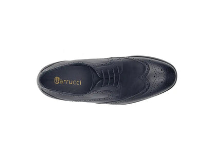 Carrucci Tumbled Leather Blucher style Oxford with Flex Sole