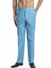 Men's Dress Pants Trousers Flat Front Slacks Turquoise Blue - Cheap Priced Dress Slacks For Men On Sale