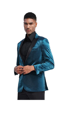 Turquoise Prom ~ Wedding Tuxedo Jacket