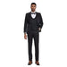 2026 Black Paisley 3pc Men's Suit Tuxedo by Tazzio