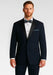 Navy Blue ~ Midnight Slim Fit Tuxedo + Tuxedo Shirt & Bow Tie