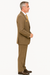 Tweed Herringbone ~ Cognac ~ Herringbone 2 Button Slim Fitted Tapered Vested Suit Ves