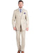 Giorgio Fiorelli Men'  2 Button 3 Piece Double Vents Beige Suit
