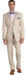 Men's Two Button Khaki ~ Tan ~ Sand Tuxedo Jacket & Pants Beige Sateen lapel Tuxedo Lapel & Buttons Wool Fabric