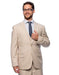 Brand: Caravelli Collezione Suit - Caravelli Suit - Caravelli italy Caravelli Men's 2 Button Double Vent Beige 3-piece Vested Suit