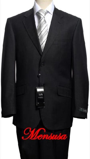 Black %100 Soft New Generation 21 Centurry Niceest Cool Polyster/ Rayon 2-Button Suits