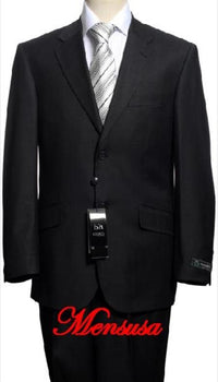 Black %100 Soft New Generation 21 Centurry Niceest Cool Polyster/ Rayon 2-Button Suits