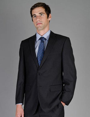 Giorgio Fiorelli Suit Men's Stripe Authentic Giorgio Fiorelli Brand suits Flat Front Pants