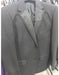 Men's 2 Button Black Tuxedo Vested Suit Patten