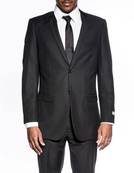 Extra Slim Fit Suit Mens Classic Black Extra Slim Fit Wedding Prom Skinny Suit