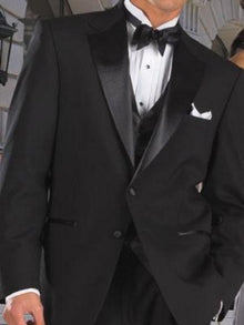 2 Button Super 120'S Wool Tuxedo Jacket + Pants