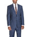 Men's 2 Button Wool   Blue Suit