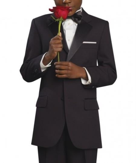 Two 2 Kids Sizes Button Boys Tuxedo Suit Perfect For Toddlers Suit Wedding Attire Outfits