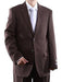 Bolzano Men's Fully Lined 2 Button  100% Polyester Dress Suit