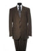 Men's Brown 2 Piece  2 Button Suit